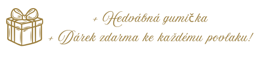+ Hedvábná gumička + Dárek zdarma ke každému povlaku!